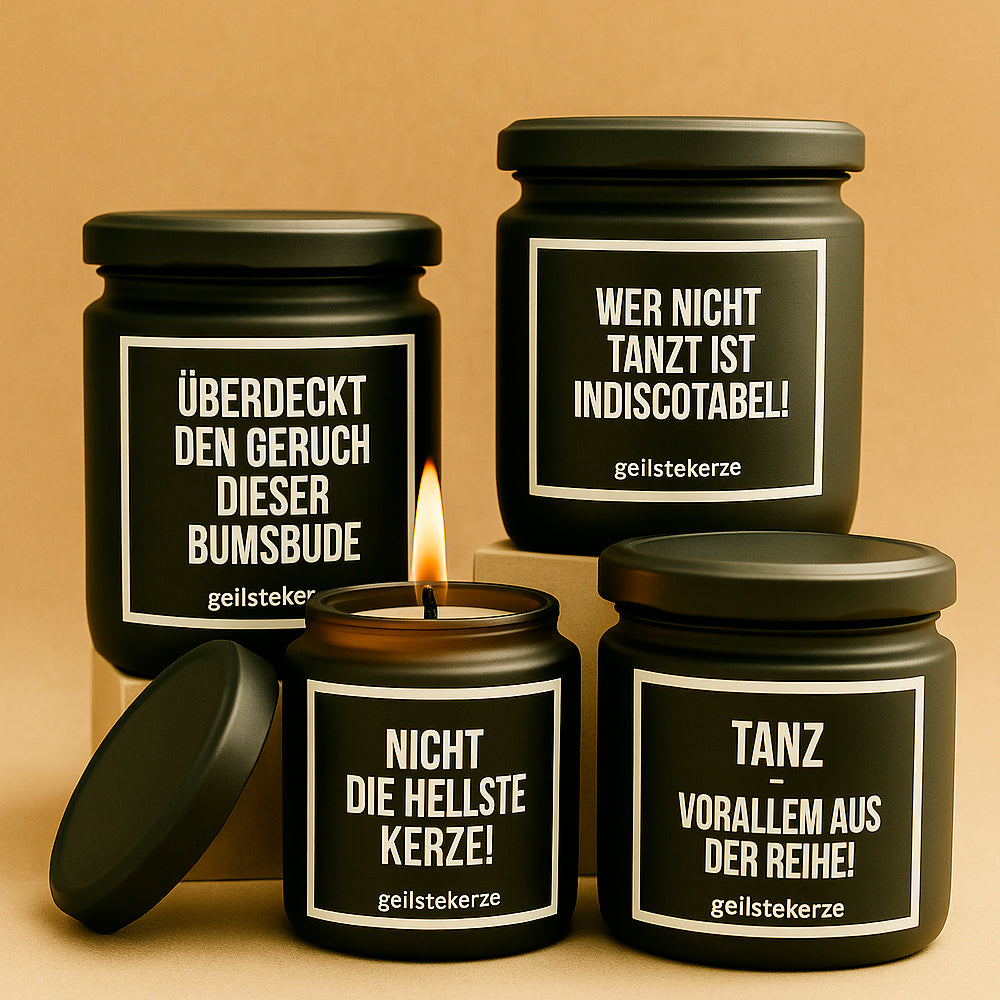 Duftkerzen mit Spruch