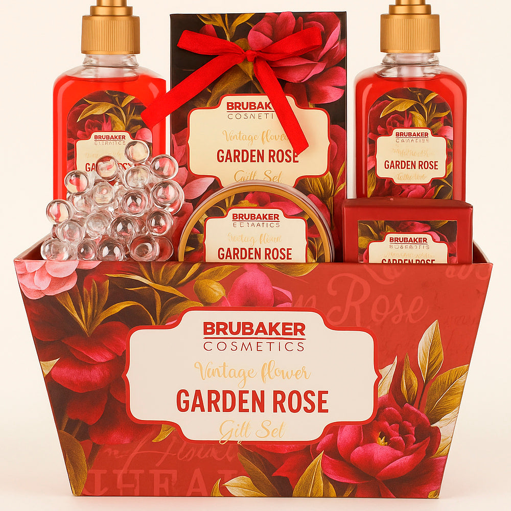 7-teiliges Geschenkset „Garden Rose“ – Verwöhnmomente für Körper & Seele