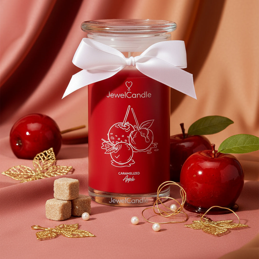 Juwelkerze - Duftkerze mit Schmuck (Ring)