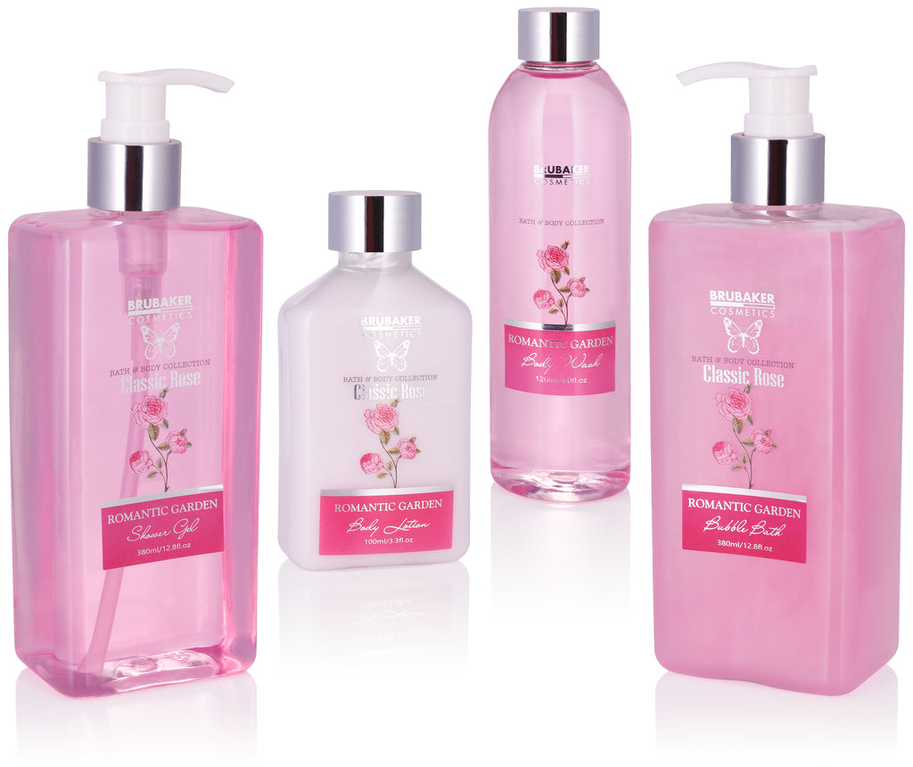 15-teiliges Luxus Bade- und Duschset „Rose Sweet Garden“ – Verwöhnmomente für Körper & Sinne