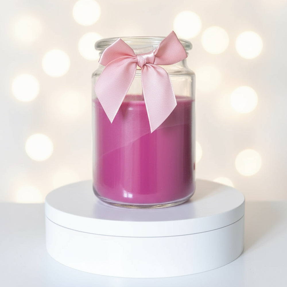 Buchstaben Schmuckkerze, verschiedene Farben und Duftrichtungen