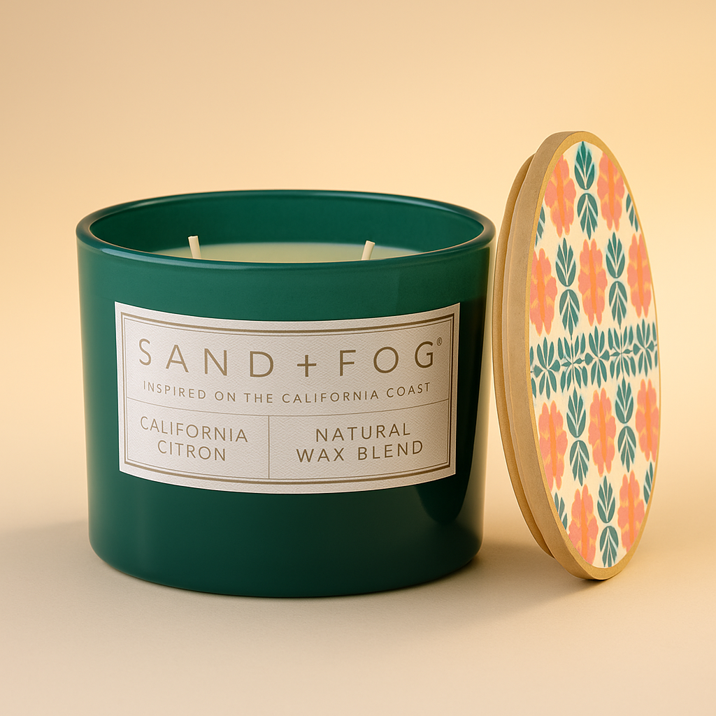 Sand + Fog, 2-Docht-Duftkerze, 340g in verschiedenen Duftrichtungen