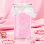 Juwelkerze - Duftkerze mit Schmuck (Ohrringe)