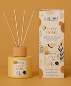 Raumduft mit Rattanstäbchen und Holz-Topper, 100ml Duft im edlen Flakon, Premium Edition