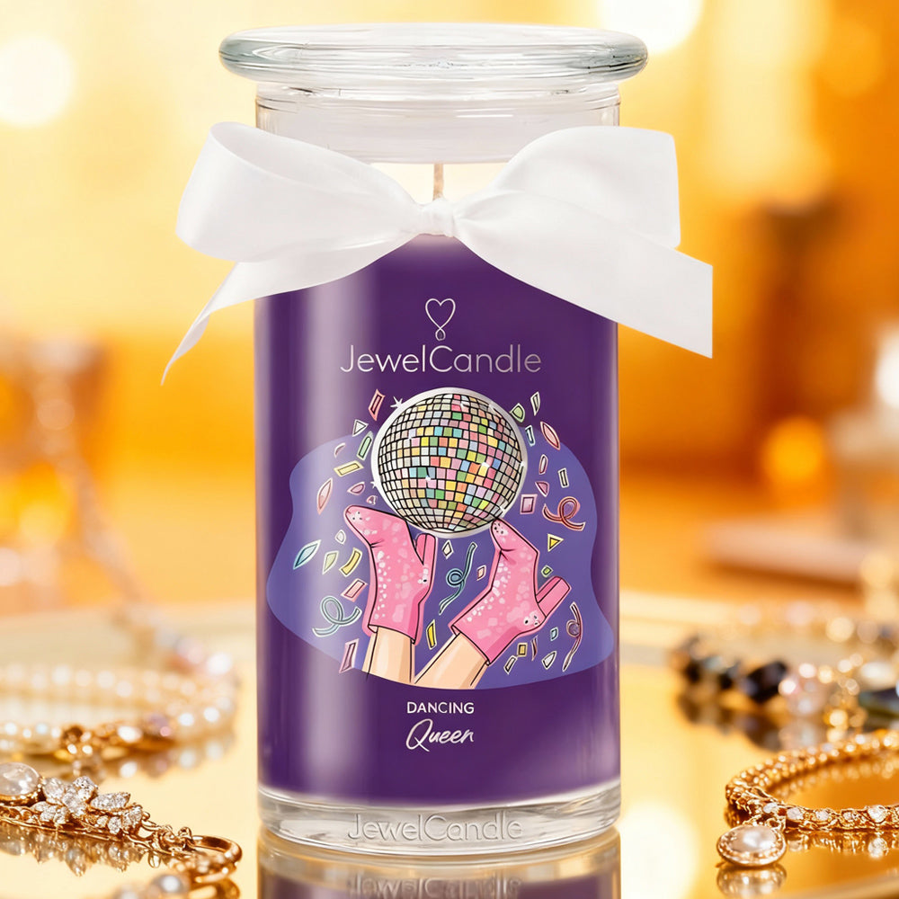 Juwelkerze - Duftkerze mit Schmuck (Ring)