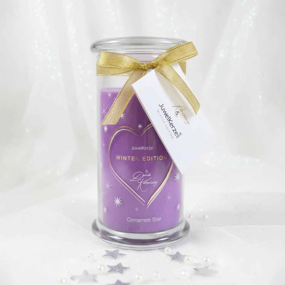 Juwelkerze - Duftkerze mit Schmuck (Halskette)