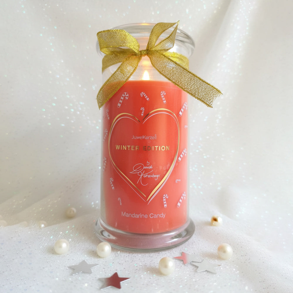 Juwelkerze - Duftkerze mit Schmuck (Ring)