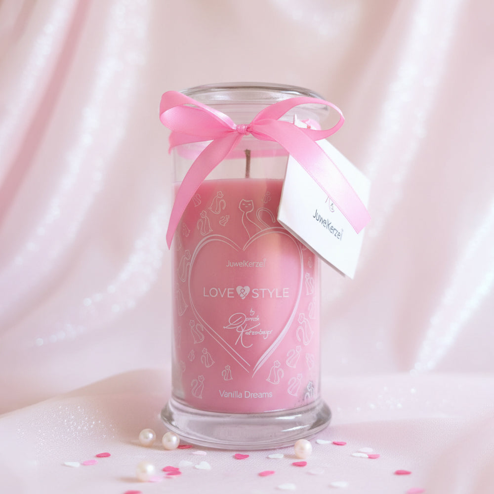 Juwelkerze - Duftkerze mit Schmuck (Ring)