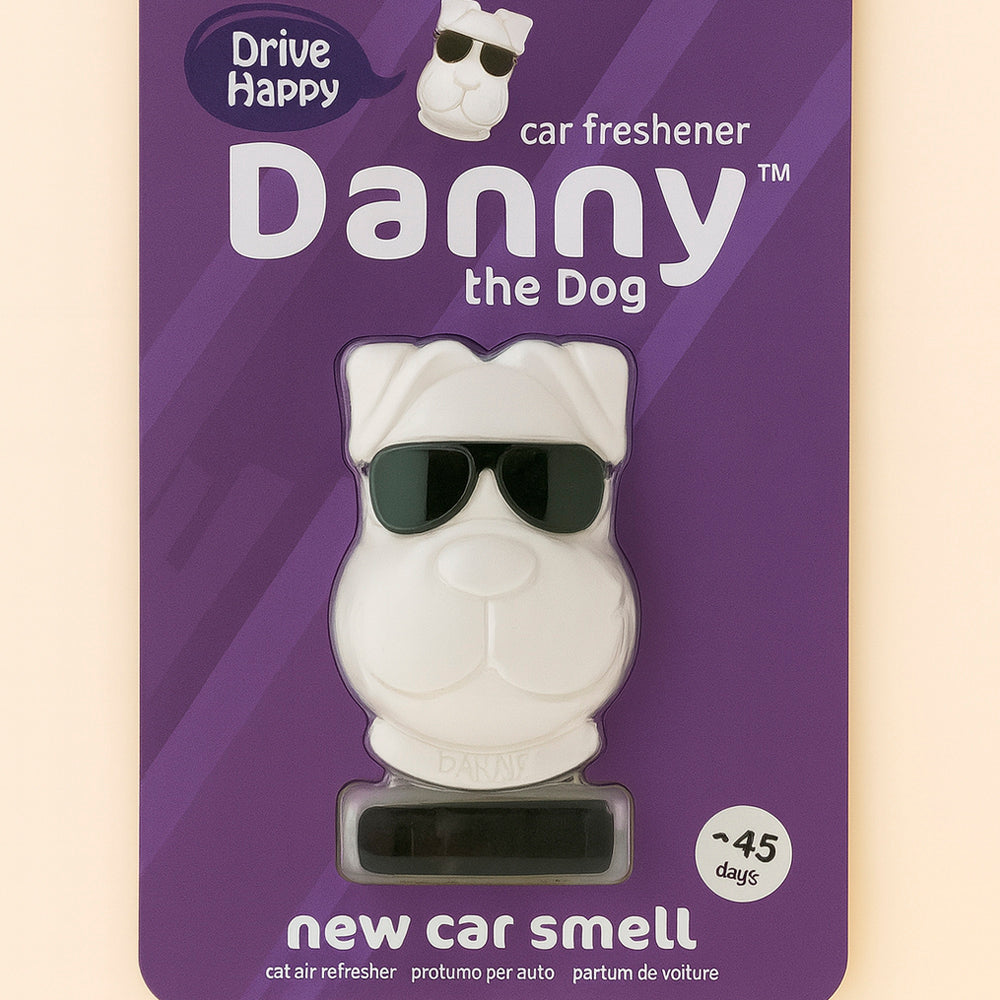 Danny the Dog™ – Stylischer Auto Lufterfrischer zum Stecken in die Lüftung