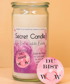 Secret Candle - Die Duftkerze mit versteckter Botschaft im Weckglas
