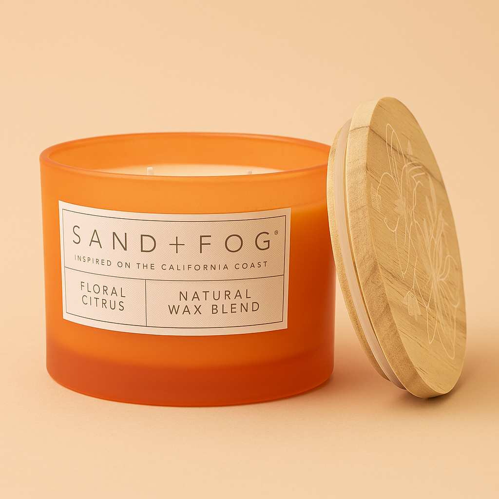 Sand + Fog, 2-Docht-Duftkerze, 340g in verschiedenen Duftrichtungen