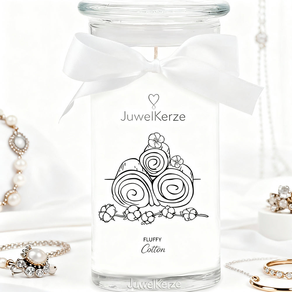 Juwelkerze - Duftkerze mit Schmuck (Halskette)