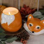 Mister Fox – Die charmante Schmuckkerze mit 925er Silberohrsteckern von Juwelkerze