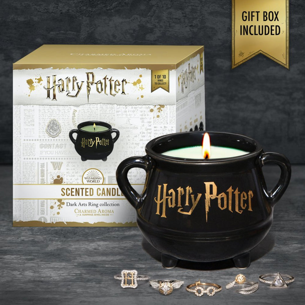 Charmed Aroma - Harry Potter Kessel Duftkerze mit Überraschungsring