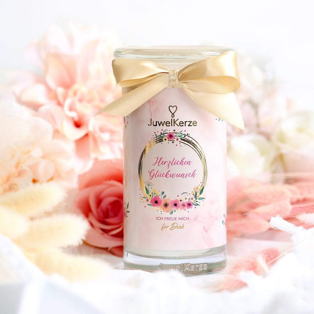 Juwelkerze - Duftkerze mit Schmuck (Armband)