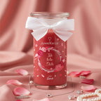 Juwelkerze - Duftkerze mit Schmuck (Ohrringe)