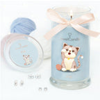 Juwelkerze - Duftkerze mit Schmuck (Ohrringe)