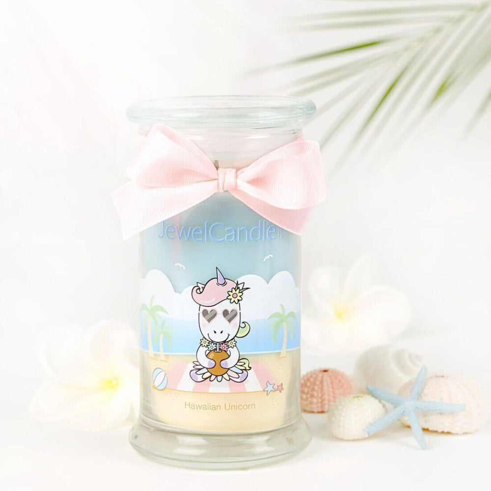 Juwelkerze - Duftkerze mit Schmuck (Halskette)