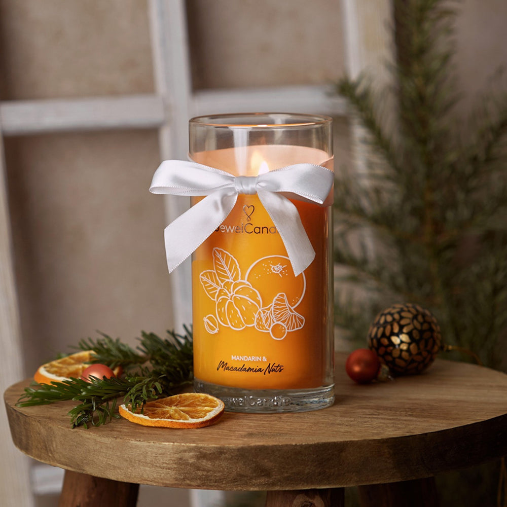 Juwelkerze - Duftkerze mit Schmuck (Halskette)