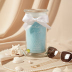 Juwelkerze - Duftkerze mit Schmuck (Ohrringe)