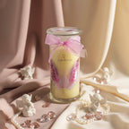 Juwelkerze - Duftkerze mit Schmuck (Ohrringe)