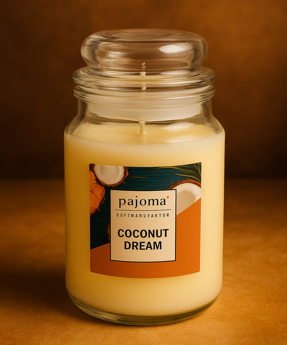 Duftkerze im Bonbonglas mit Aromadeckel, 140g, Sweet Edition