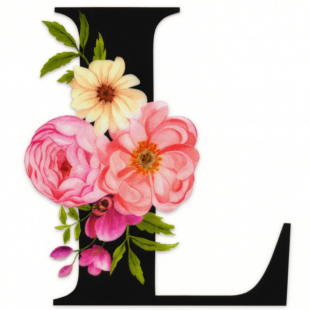 Buchstaben Schmuckkerze, verschiedene Farben und Duftrichtungen