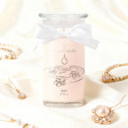 Juwelkerze - Duftkerze mit Schmuck (Halskette)