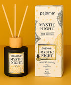 Raumduft mit Rattanstäbchen und Holz-Topper, 100ml Duft im edlen Flakon, Premium Edition