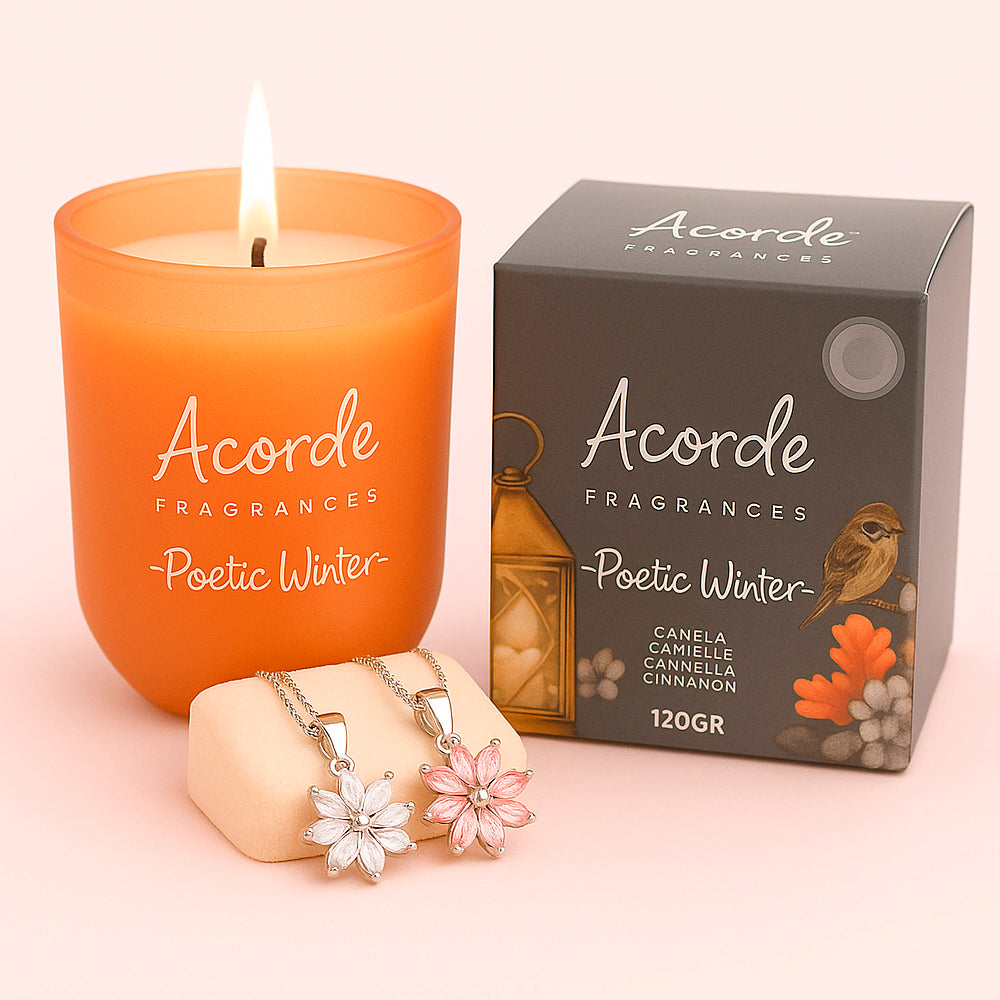 Secret Candle - Die Duftkerze mit 925er Silberschmuck - Mini Surprise Candle