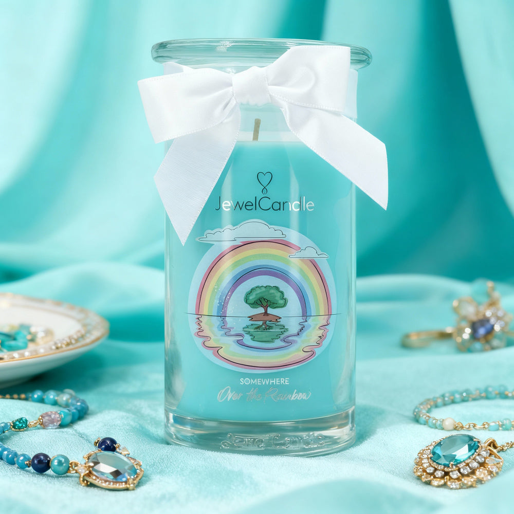 Juwelkerze - Duftkerze mit Schmuck (Halskette)