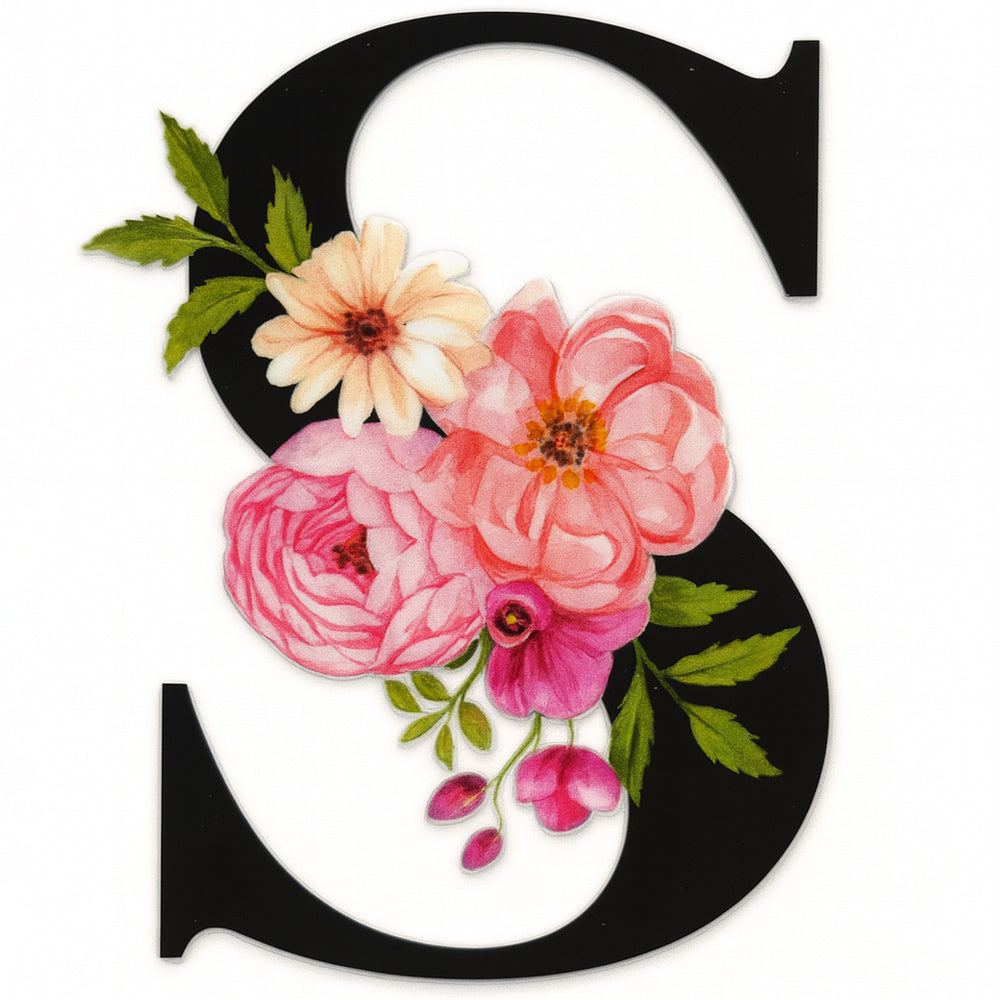 Buchstaben Schmuckkerze, verschiedene Farben und Duftrichtungen