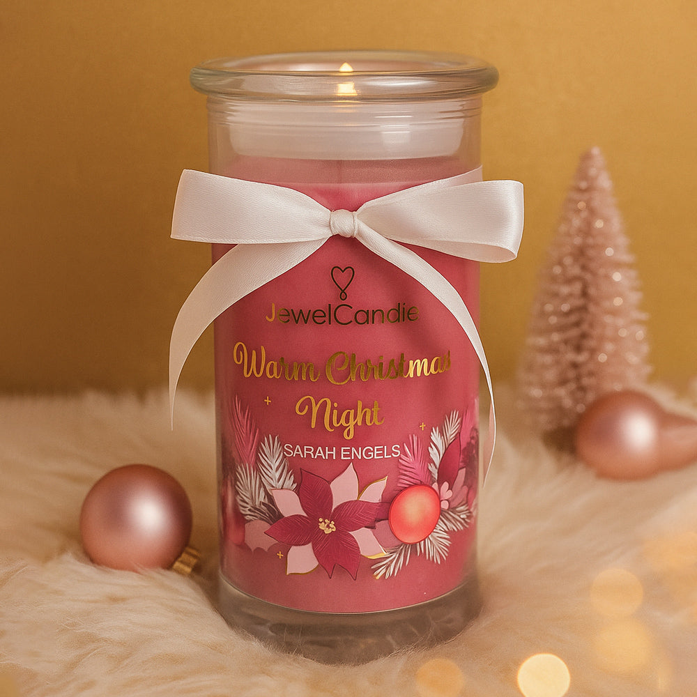 Juwelkerze - Duftkerze mit Schmuck (Halskette)