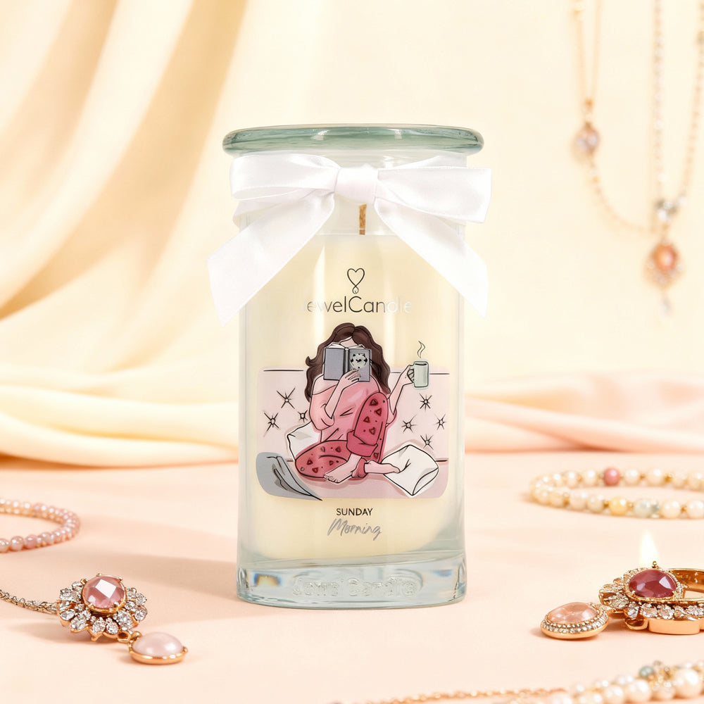 Juwelkerze - Duftkerze mit Schmuck (Ring)