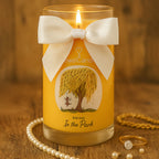 Juwelkerze - Duftkerze mit Schmuck (Ohrringe)