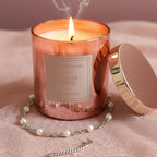 Exklusive Schmuckkerze "Surprise-Candle" mit Aromadeckel, verschiedene Duftrichtungen