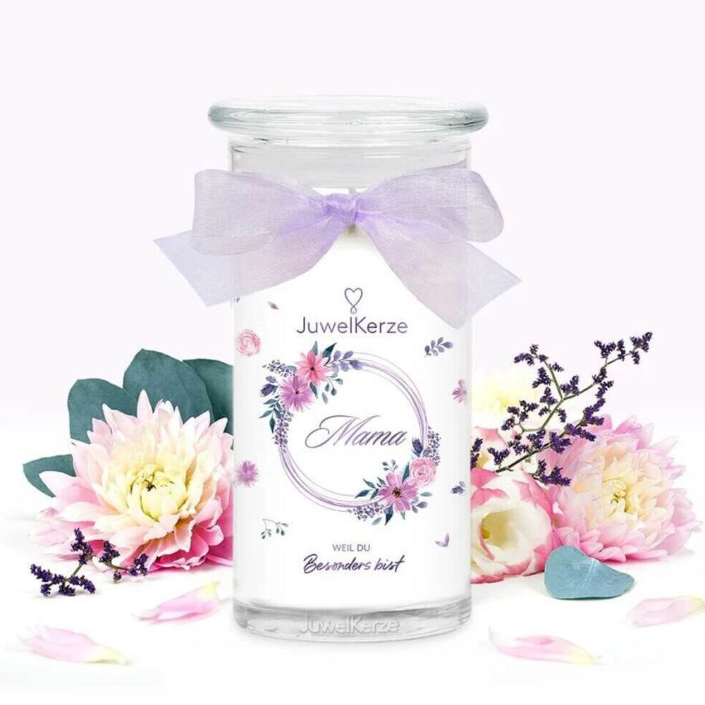 Juwelkerze - Duftkerze mit Schmuck (Armband)