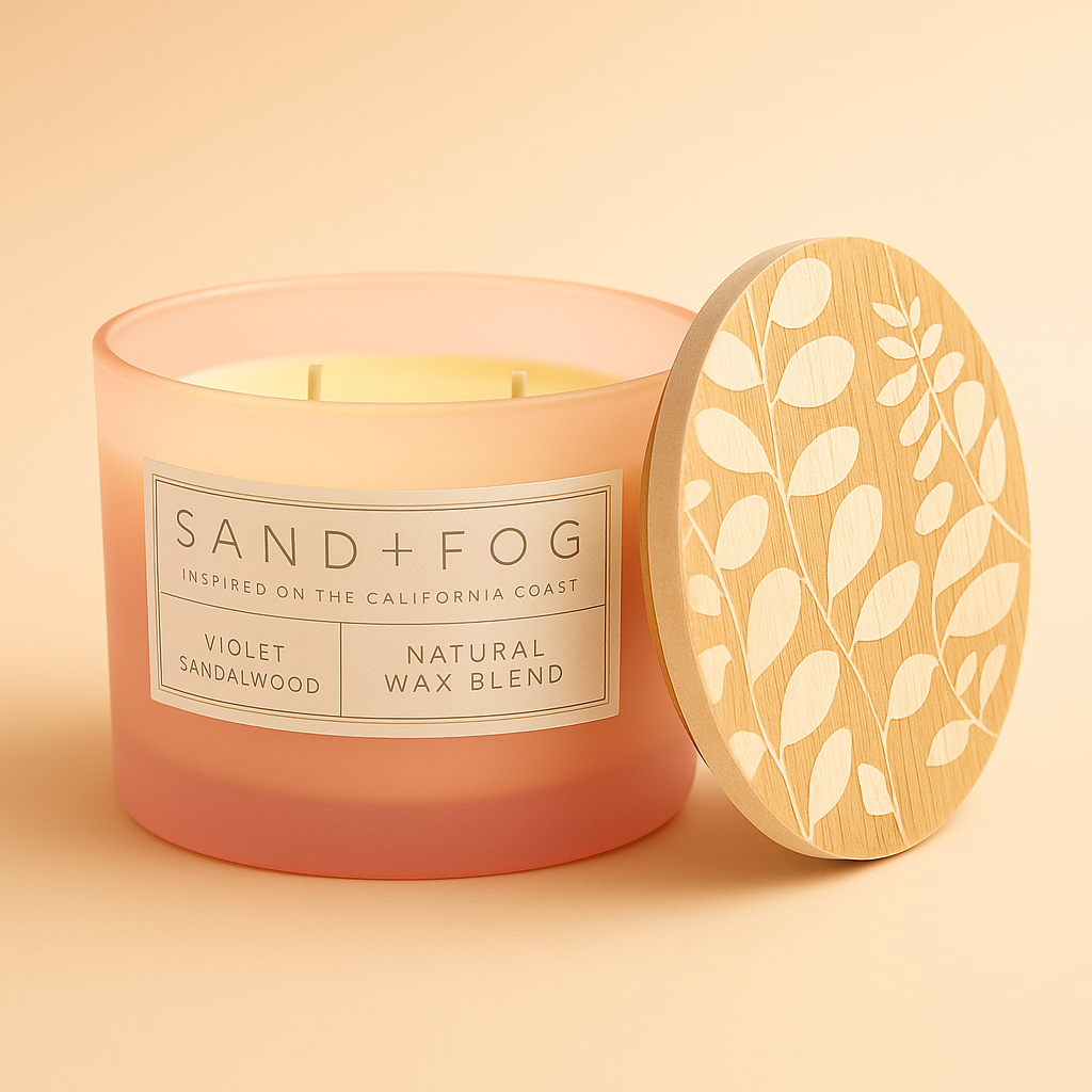 Sand + Fog, 2-Docht-Duftkerze, 340g in verschiedenen Duftrichtungen