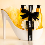Wellness Geschenkset, 6-teilig, Luxus Beauty Set mit Keramik Stiletto