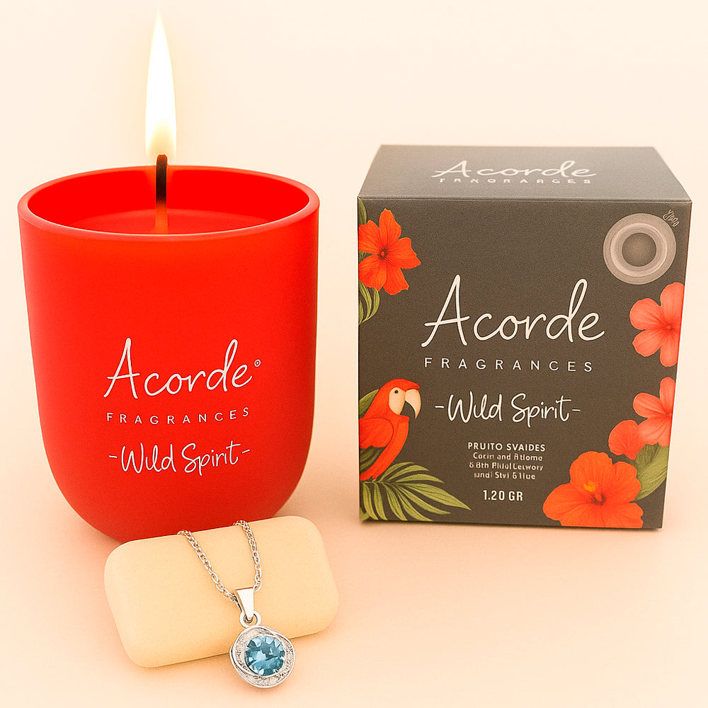Secret Candle - Die Duftkerze mit 925er Silberschmuck - Mini Surprise Candle