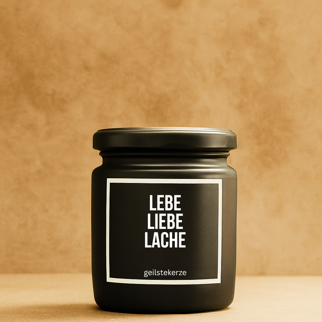 Duftkerze mit Spruch & Aromadeckel – Persönlich, witzig & duftend gut!