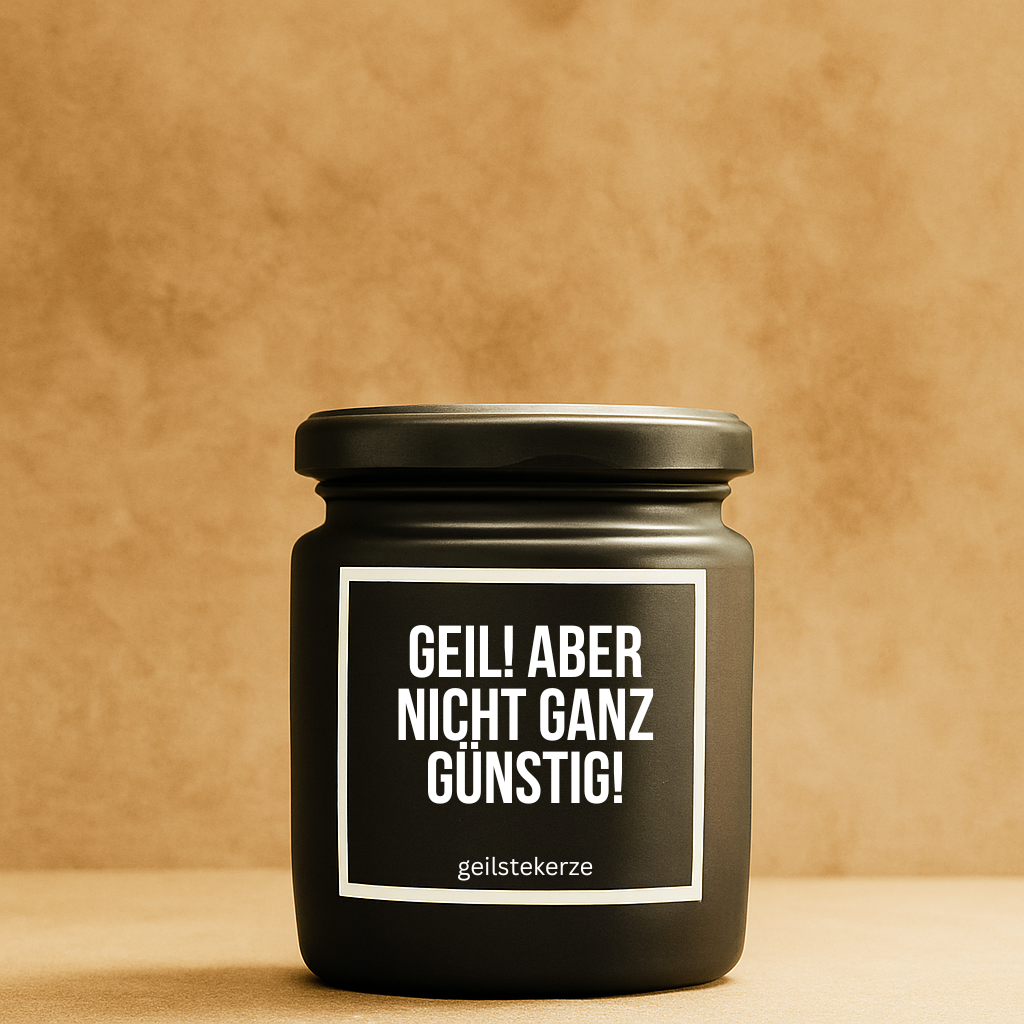 Duftkerze mit Spruch & Aromadeckel – Persönlich, witzig & duftend gut!