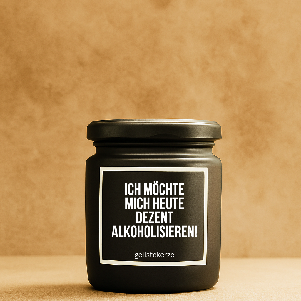 Duftkerze mit Spruch & Aromadeckel – Persönlich, witzig & duftend gut!