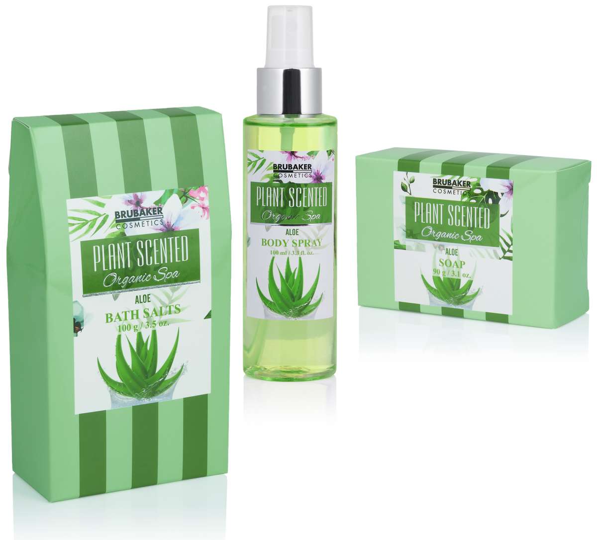 9-tlg. Aloe Vera Wellness-Geschenkset im Vintage-Pflanzkübel l Geschenk für Frauen