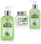 9-tlg. Aloe Vera Wellness-Geschenkset im Vintage-Pflanzkübel l Geschenk für Frauen