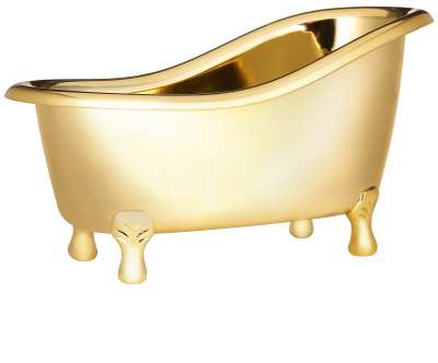 6-tlg. Wellness-Geschenkset | Goldene Badewanne | 3 Duftrichtungen