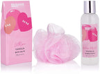 7-tlg. Baby Pflege-Geschenkset mit Wanne & Plüschbär l Willkommen Baby