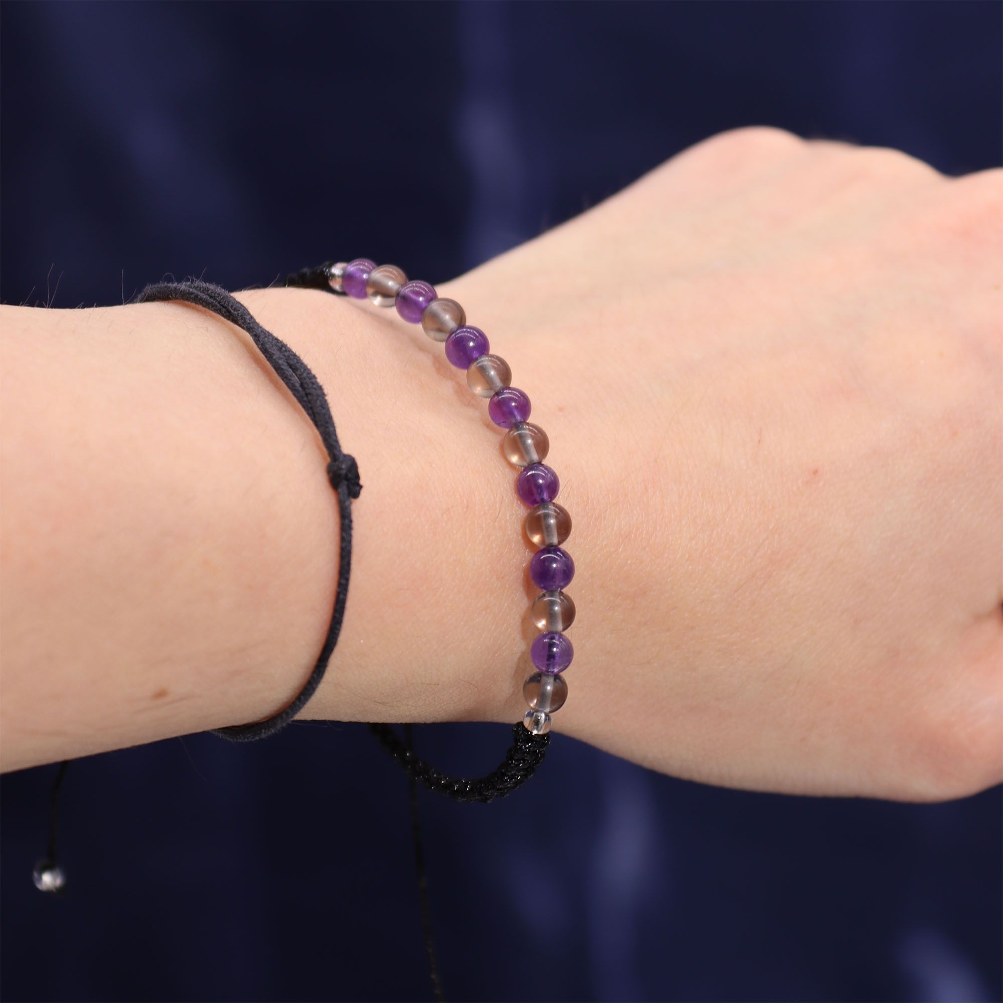 Kristallkerze Steinbock – Sternzeichenkerze mit Edelsteinarmband