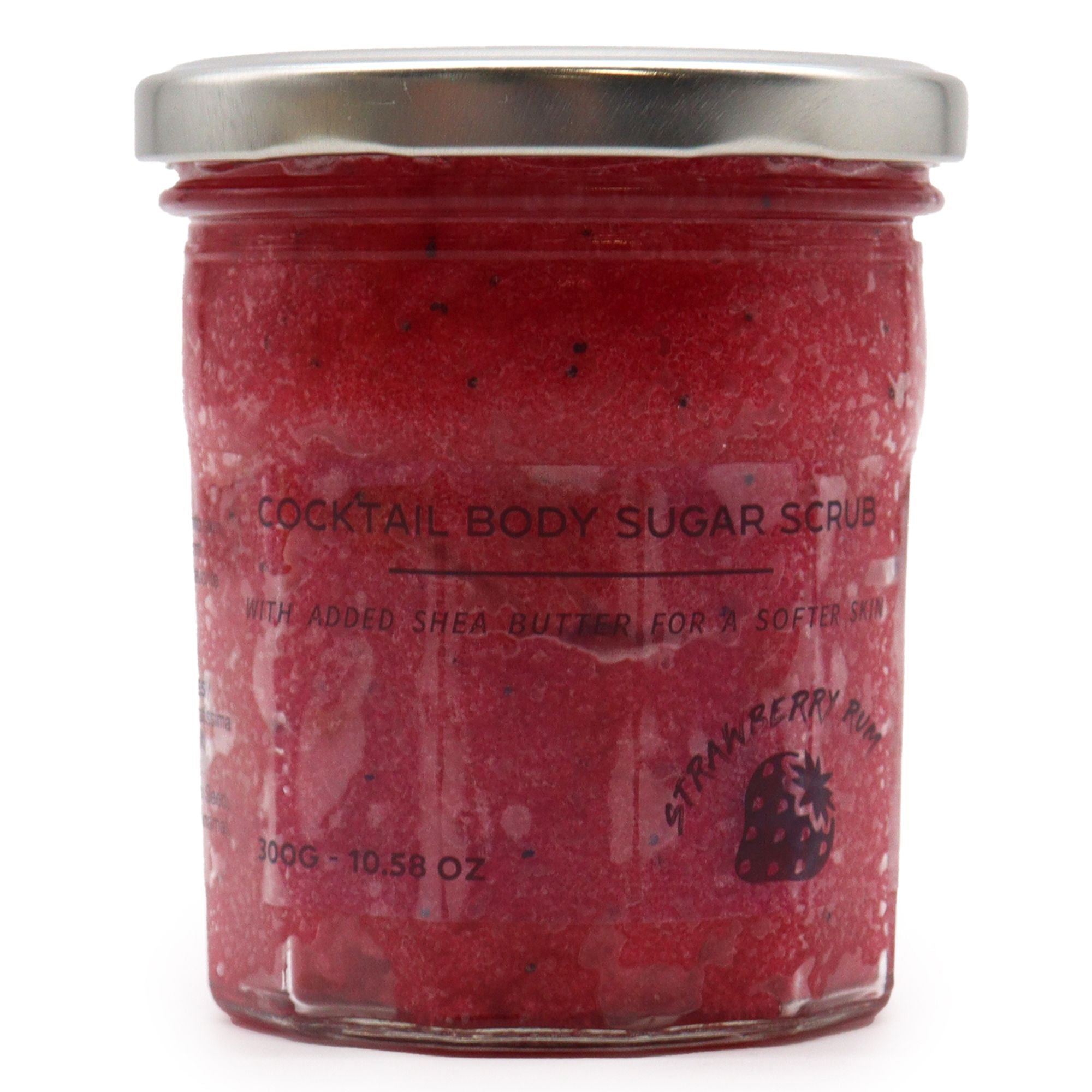 Duftzucker-Körperpeeling Erdbeer-Rum – 300 g
