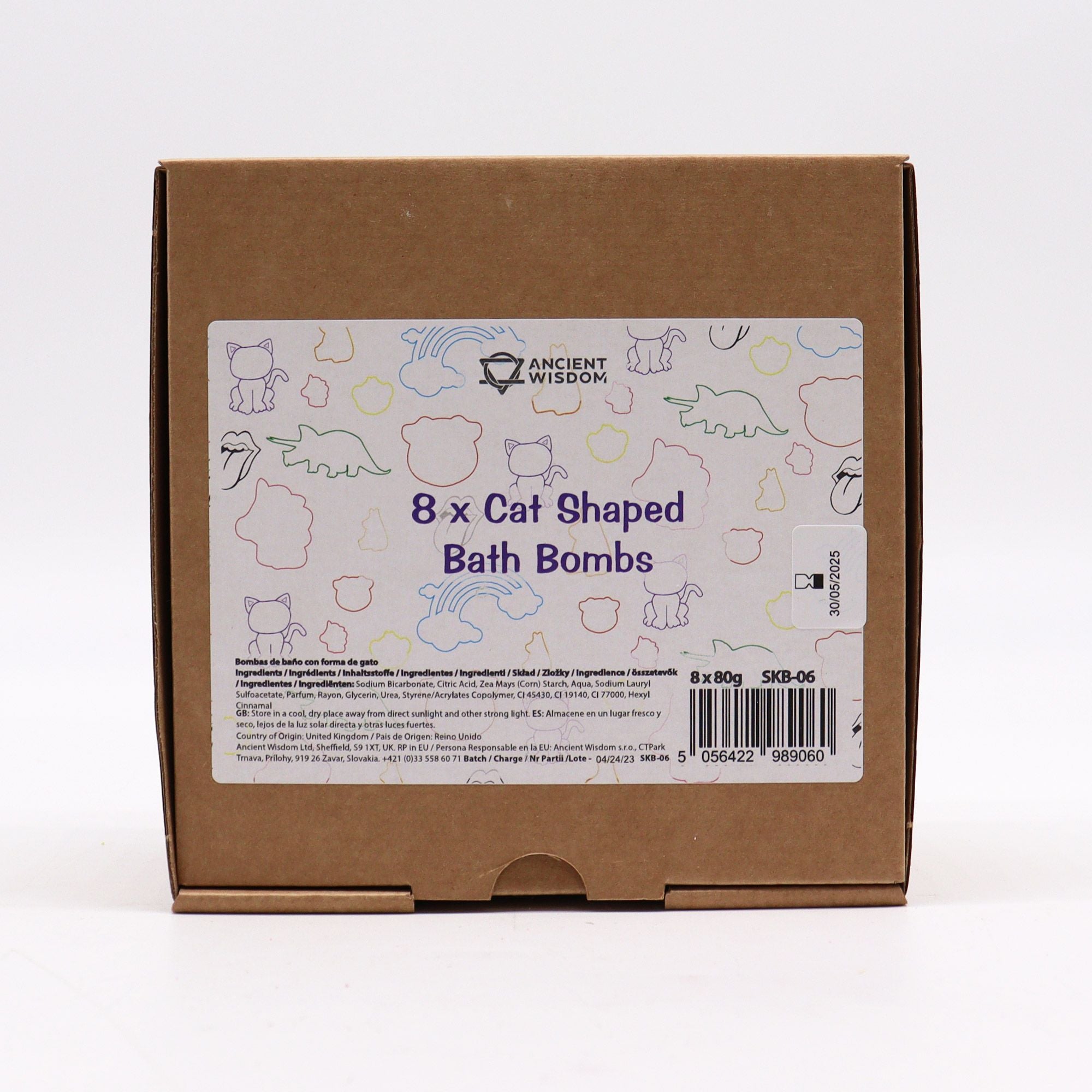 Kinder-Badebombe Katze – Banane, 80 g